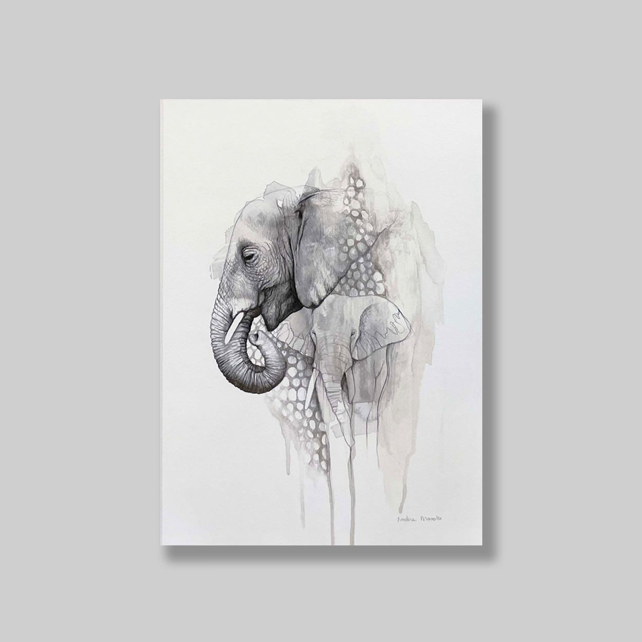 NadineMaroldElephant-Unframed