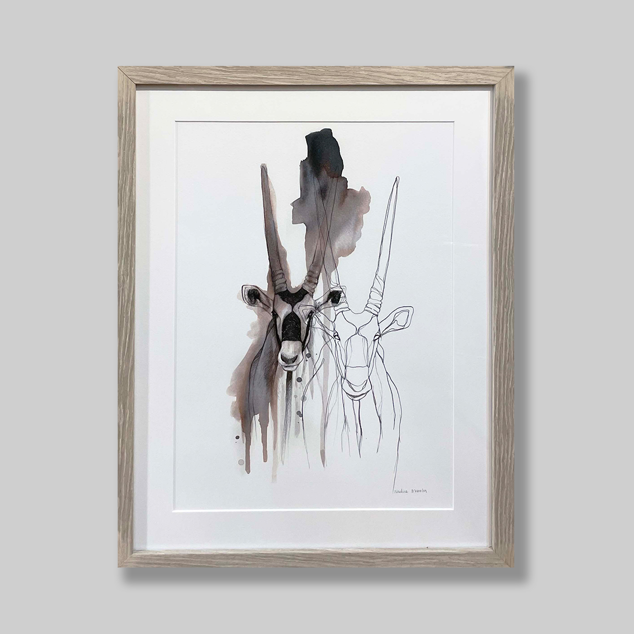 NadineMaroldGemsbokAntelope-Framed