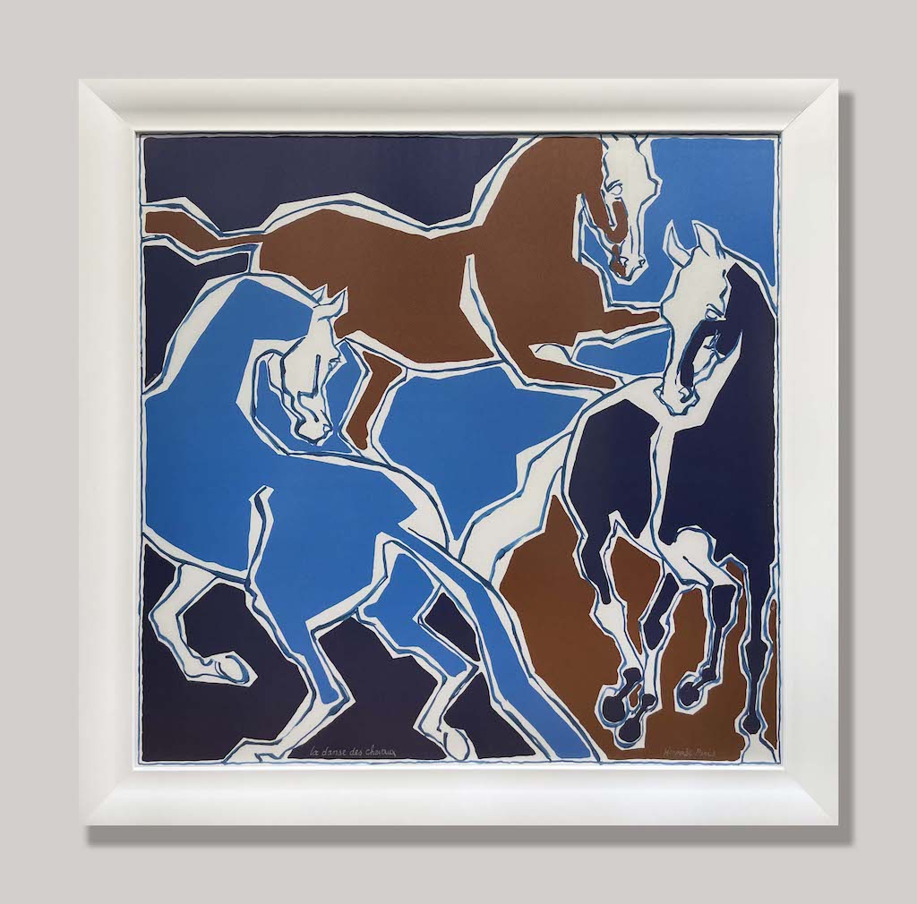 Hermes La Danse des Chevaux double face scarf - Talent Arts