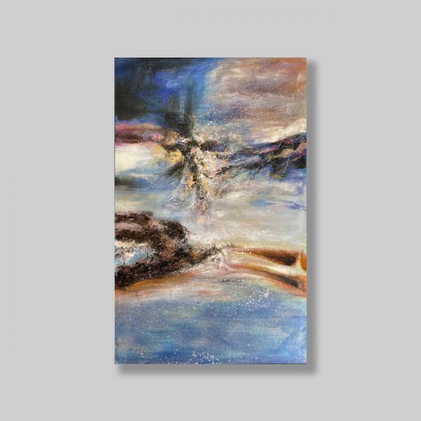 abstract oil painting on canvas mystic gallery stretched